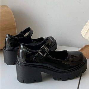 Maryjane Chunky Heels Platform